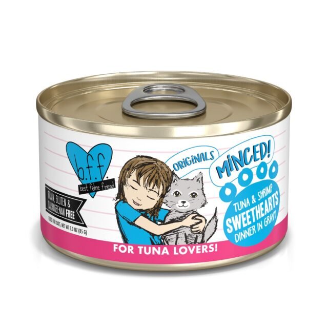 BFF Tuna & Shrimp Sweethearts Dinner in Gravy Canned Cat Food