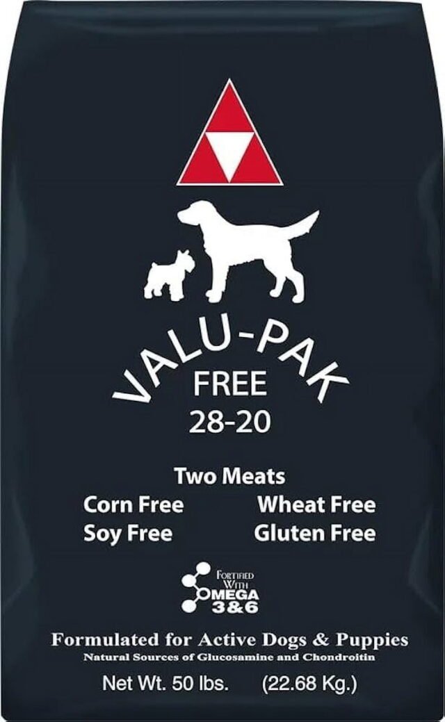 Valu-Pak Free 28-20 All Life Stages Dry Dog Food (Black Bag)