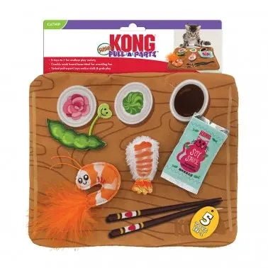KONG Pull-A-Partz Sushi Cat Toy