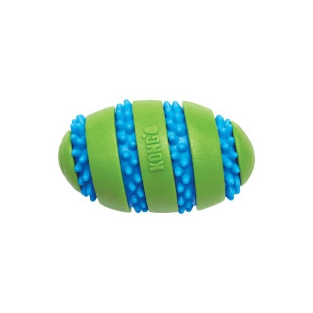 KONG Squeezz Goomz Football Dog Toy Size: Large