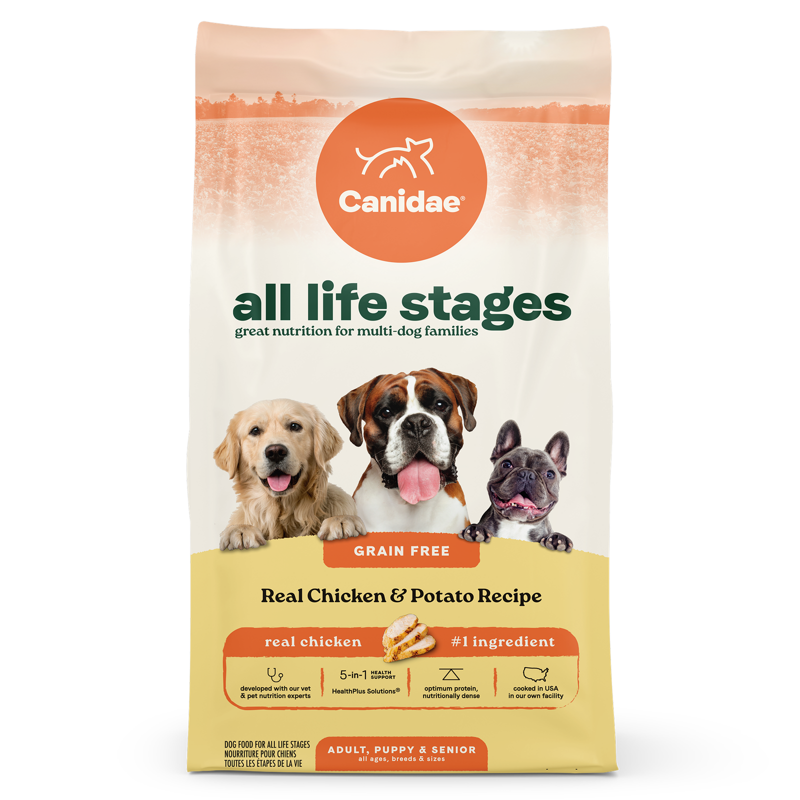 Canidae All Life Stages Real Chicken & Potato - front of bag