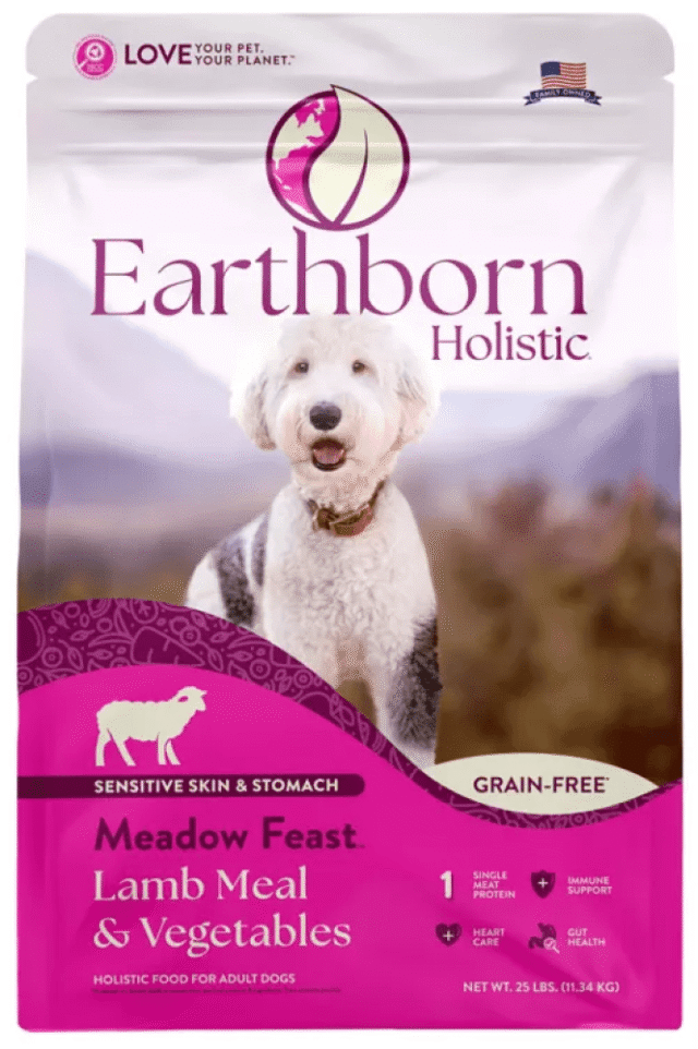 Earthborn Holistic Meadow Feast Lamb Meal Dog Food 25lb