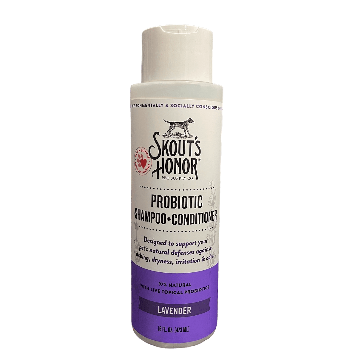 Skout s Honor Lilac and Linen Cat/Dog Shampoo and Conditioner 16 oz 1 pk
