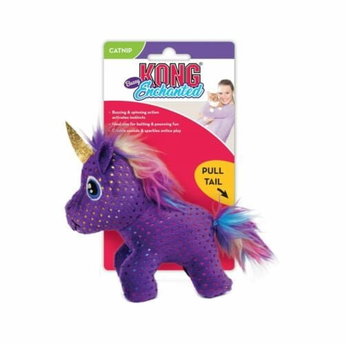 Kong Enchanted Buzzy Unicorn Cat Toy Free Shipping