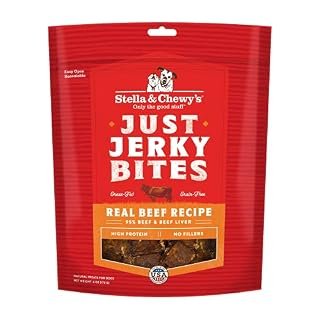 Stella & Chewy’s Just Jerky Bites Real Beef Recipe Dog Treats, 6 oz. Bag (B0944SW2QT)