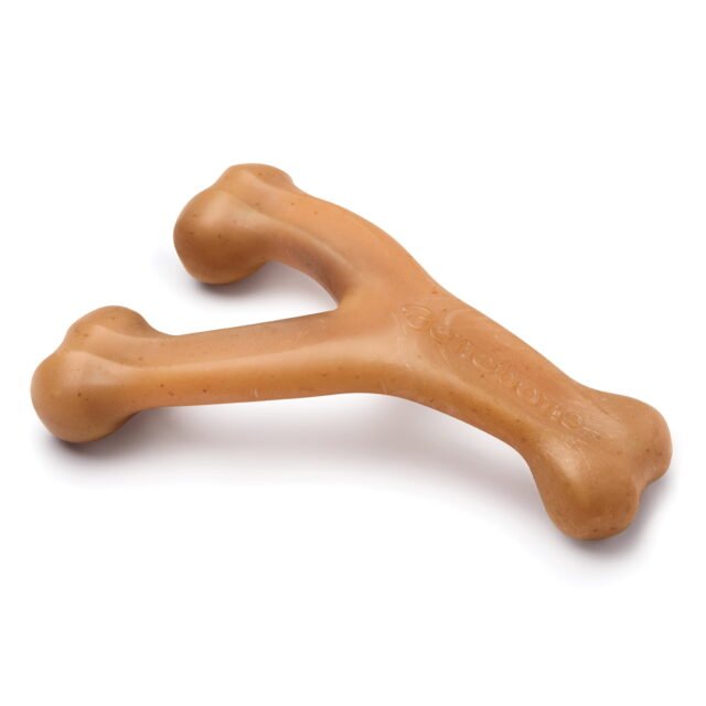 Benebone Chicken Wishbone Dog Bone Chew Toy – L: Nylon, Alcohol-Free, Dental Hygiene Aid, 0.57 lbs