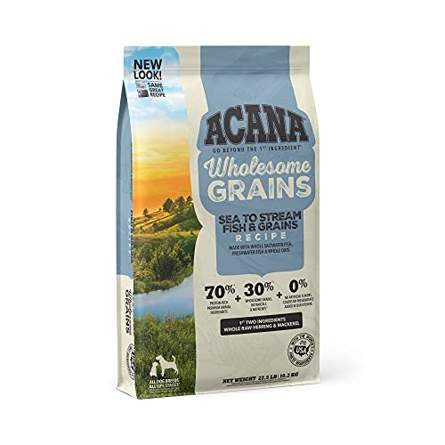 ACANA Wholesome Grains Sea to Stream Fish & Grains Recipe Dry Dog Food