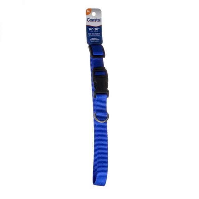 Coastal Pet Tuff Collar – Blue Medium – Neck Size 14 -20 – (3/4 x 14 -20 Long)