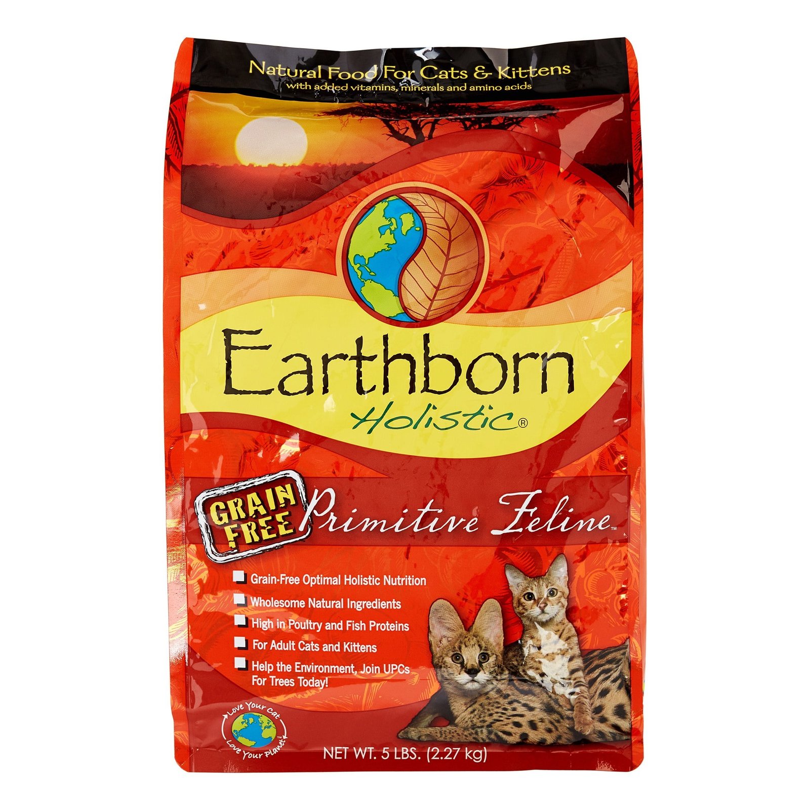 Earthborn Holistic Primitive Feline Grain-Free Dry Cat Food