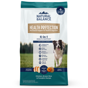 Natural Balance Health Protection Whole Body Health Chicken, Brown Rice & Pumpkin Dry Dog Food