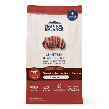 Natural Balance Limited Ingredient Reserve Grain-Free Sweet Potato & Bison Recipe Dry Dog Food