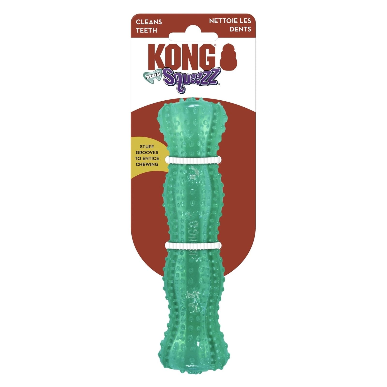 Kong Squeezz Dental Stick Dog Toy Medium – 1 Count