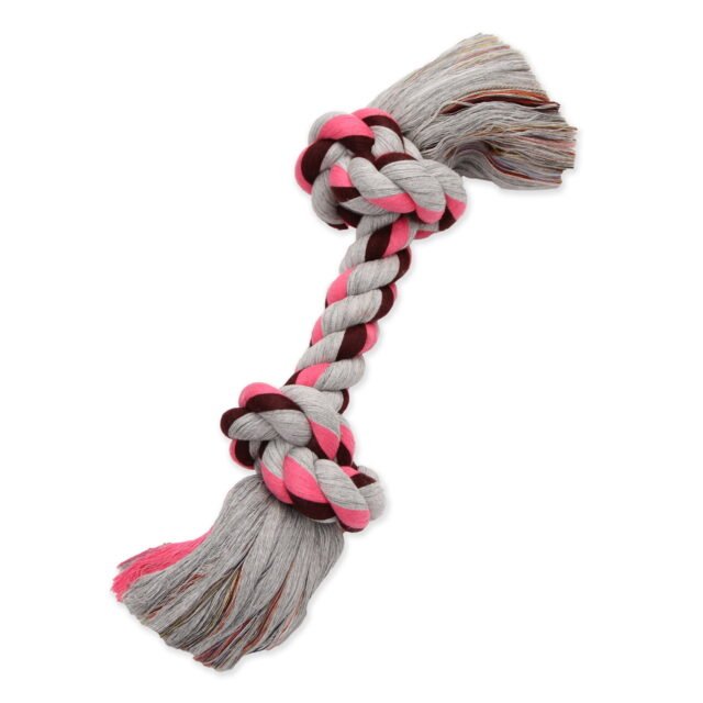 Mammoth Flossy Chews Cottonblend Bone Rope Dog Toy Colossal 19 Assorted Colors