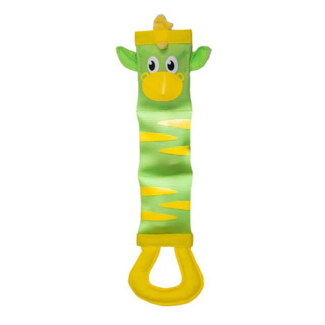 Outward Hound Zebra Tug-of-War Durable Fire Hose Dog Toy