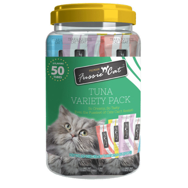 Fussie Cat Tuna Purée Variety Pack Cat Treats