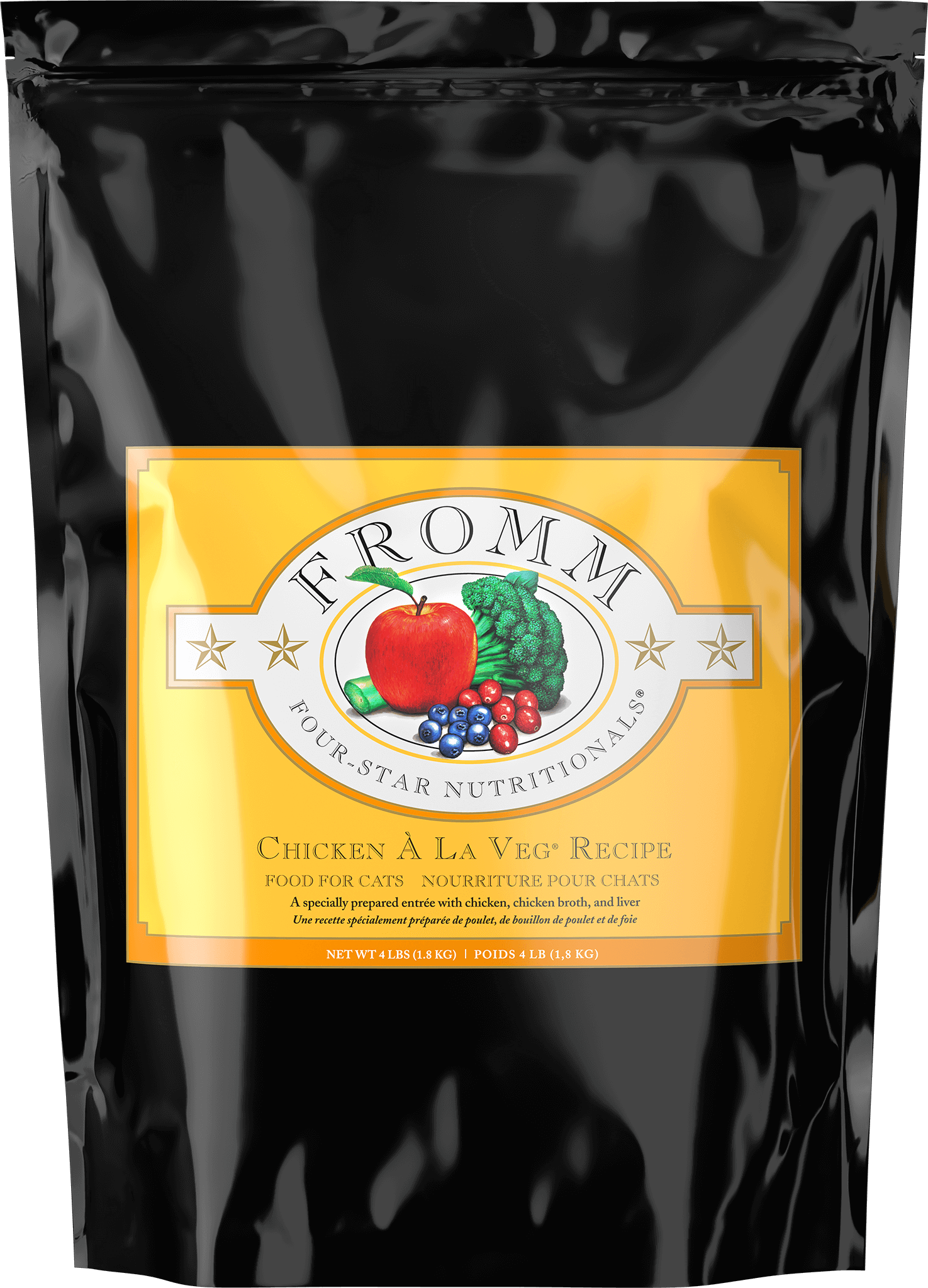 Fromm Four-Star Nutritionals Chicken À La Veg Recipe Dry Cat Food