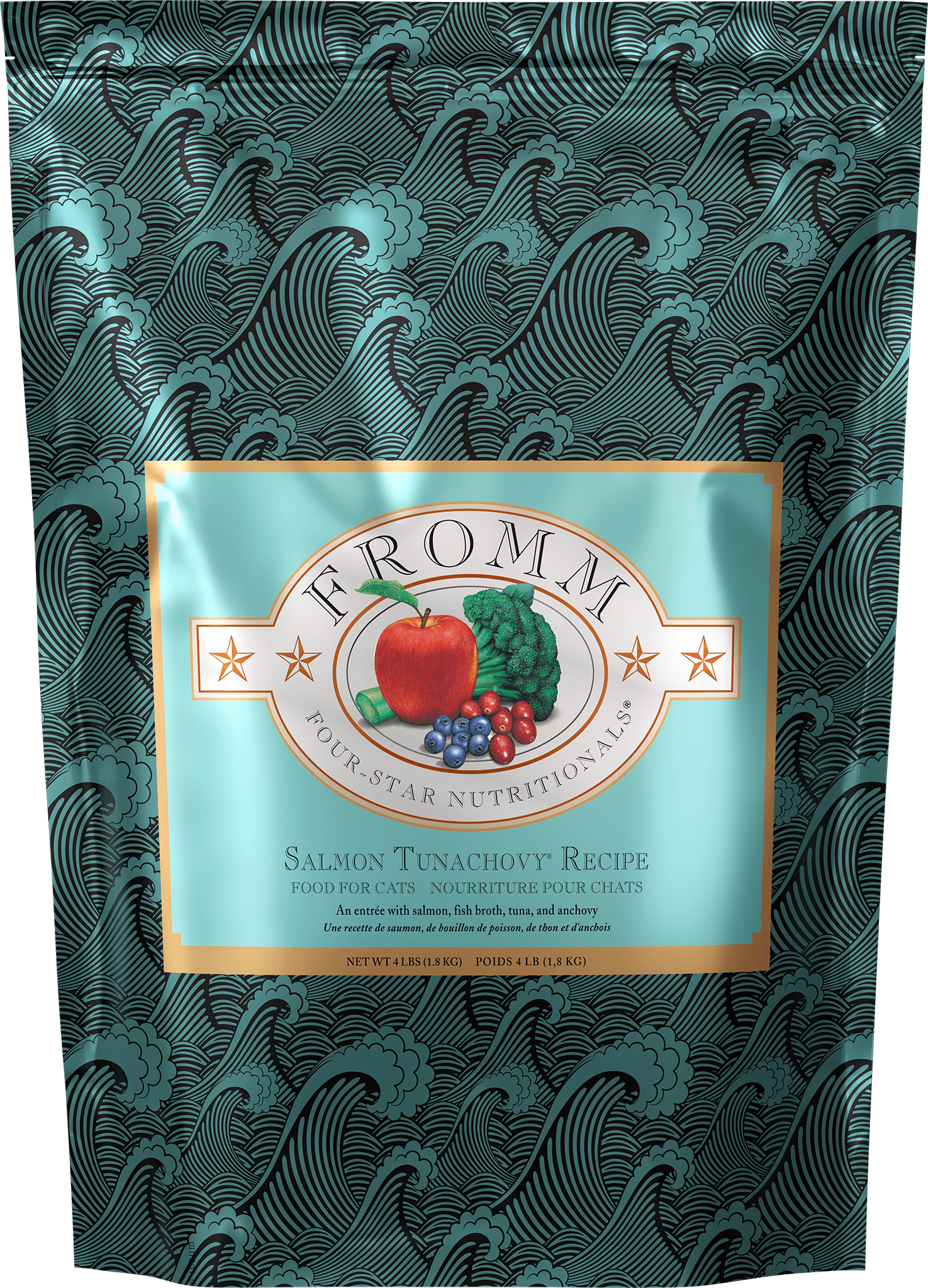 Fromm Four-Star Nutritionals Salmon Tunachovy Recipe Dry Cat Food
