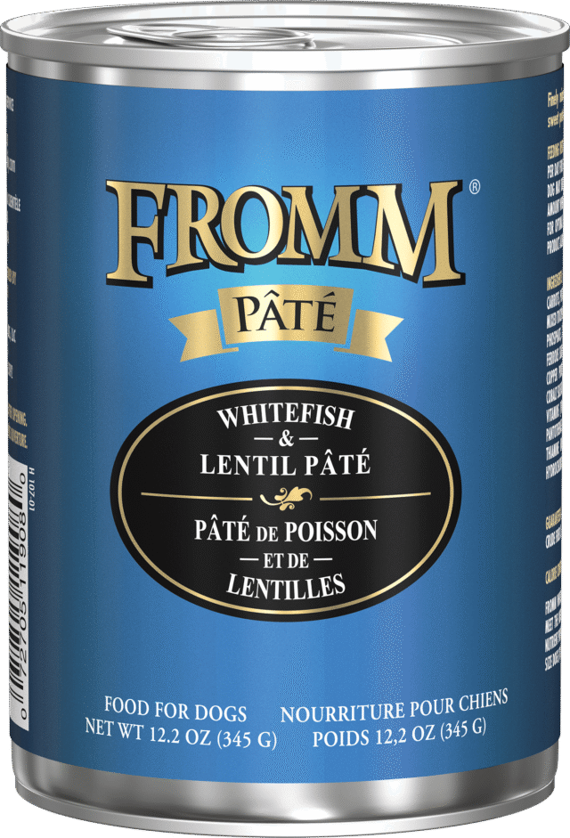 Fromm Pâté Whitefish & Lentil Grain-Free Canned Dog Food
