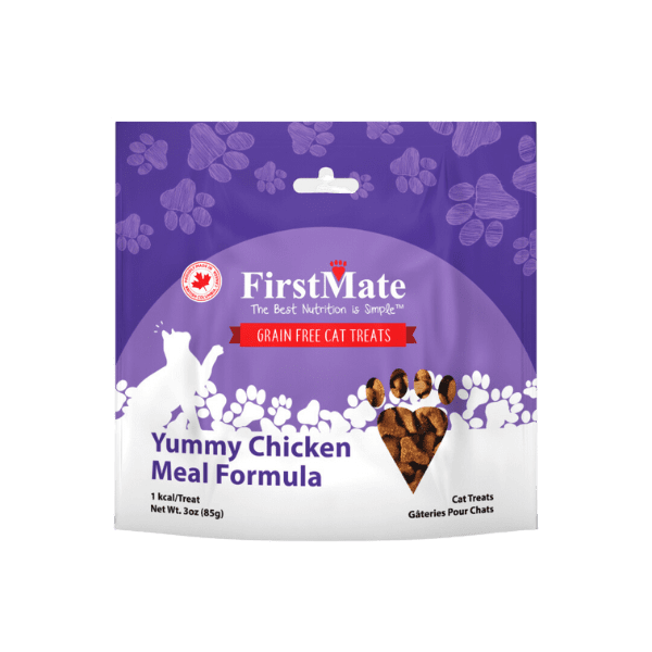FirstMate Yummy Chicken Meal Treats for Cats
