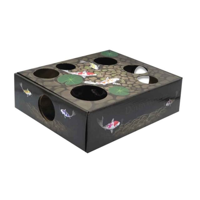 Koi Pond Cat Puzzle Box