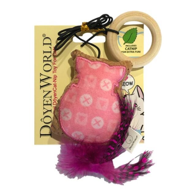 Ring Feather Cat Toy – Pink