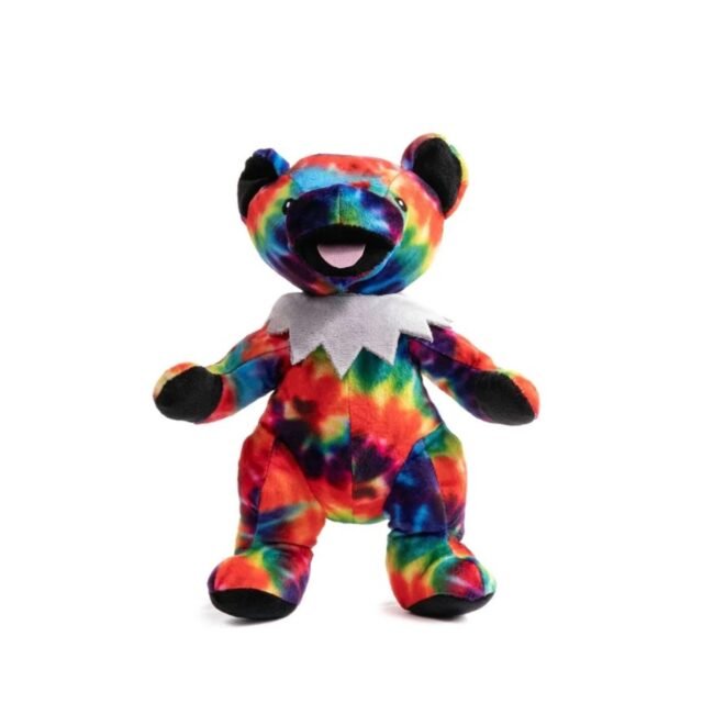 Fab Dog 849088052200 Grateful Dead Tie Dye Dancing Bear Dog Toy – Small
