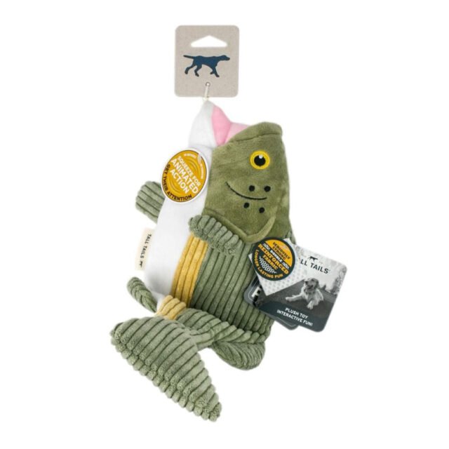 14 in. Dog Big Fish Toy
