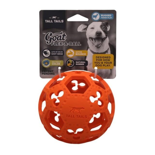 5 in. Goat Flexi Ball Dog Toy
