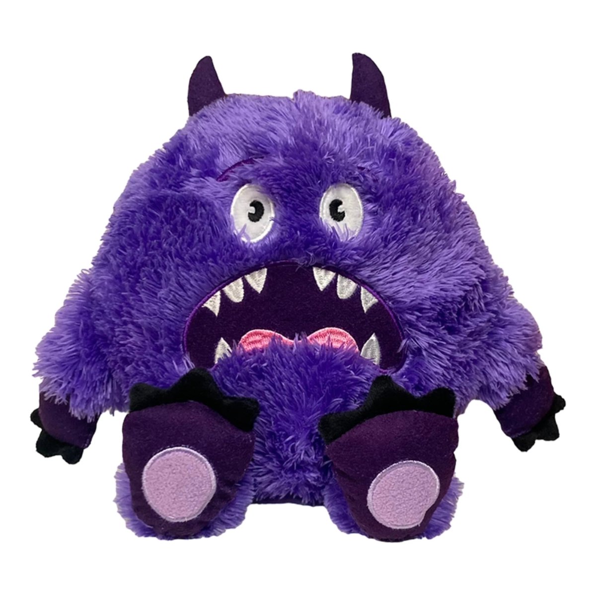 Dog Fluffy Monster Toy, Purple – Medium