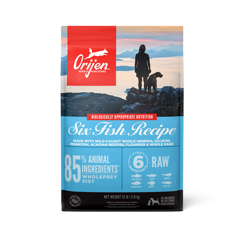 ORIJEN Six Fish Grain-Free Dry Dog Food