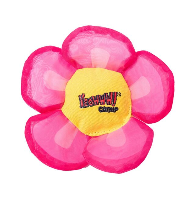 Daisy Flower Tops Cat Toys – Pink