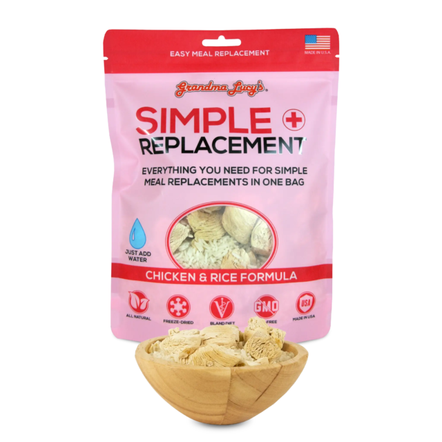 Grandma Lucy’s Simple Replacement Freeze-Dried Chicken & White Rice Meal Replacement for Dogs & Cats