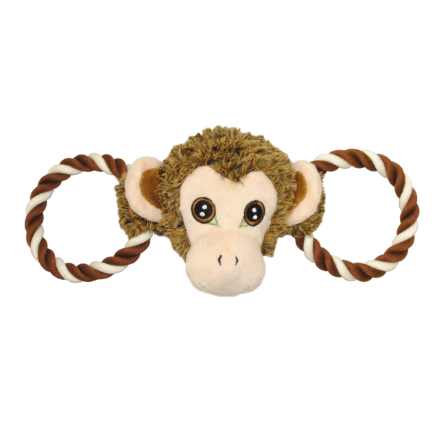 Jolly Pets 881210 Joly Tug-A-Mals Canvs Monkey Lg