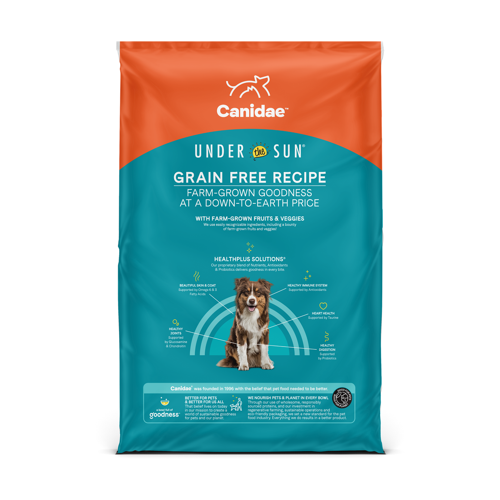 Canidae Under the Sun Grain Free Whitefish - back of bag