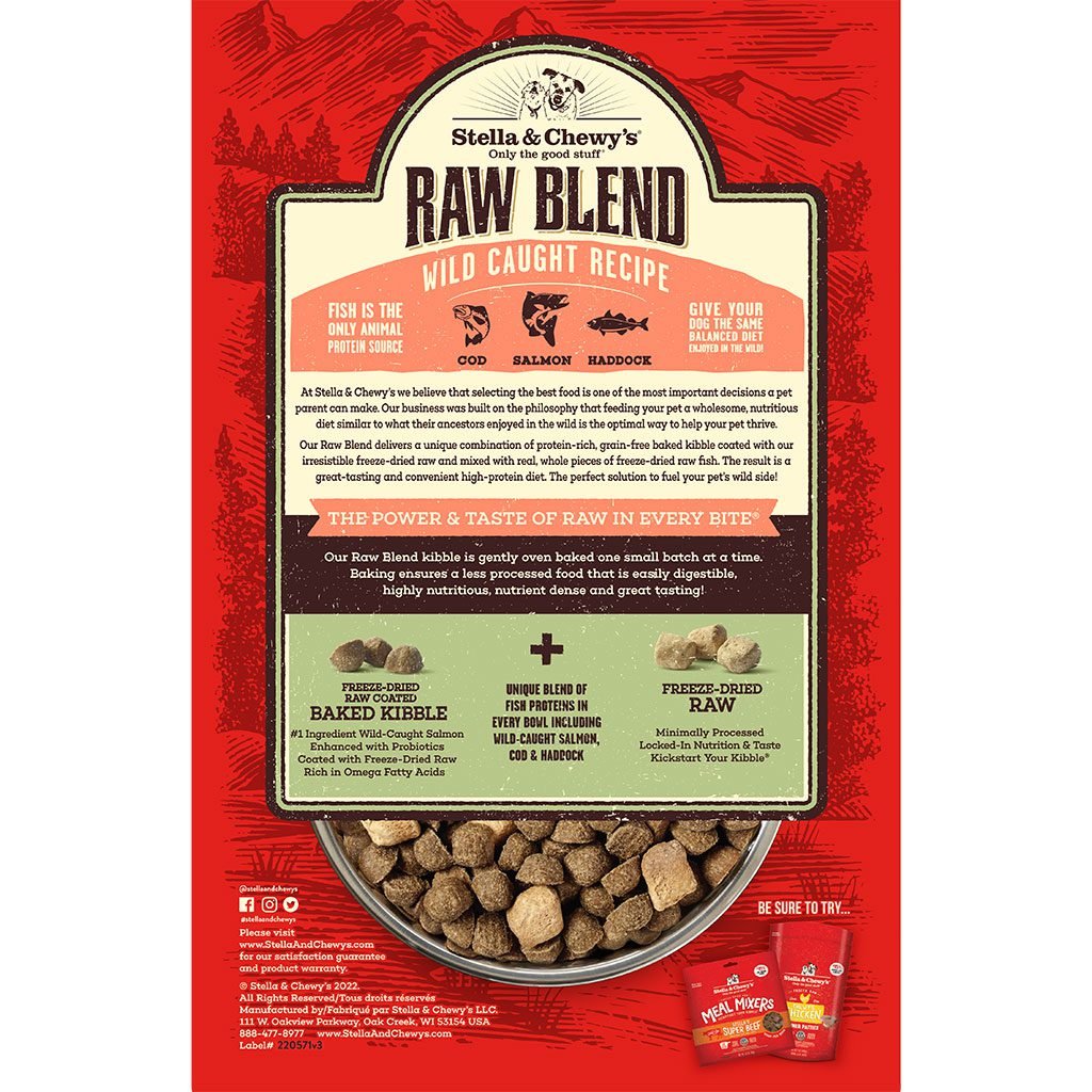 Stella & Chewy’s Raw Blend Wild-Caught Dog Food