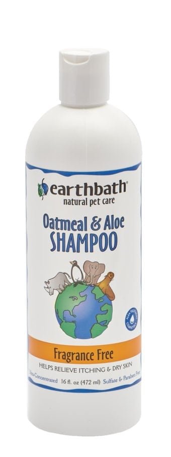 Earthbath® Fragrance Free Oatmeal & Aloe Shampoo for Cat & Dog 16 Oz