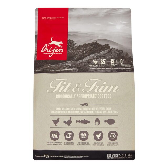 Orijen Fit & Trim Biologically Appropriate Grain-Free Dry Dog Food