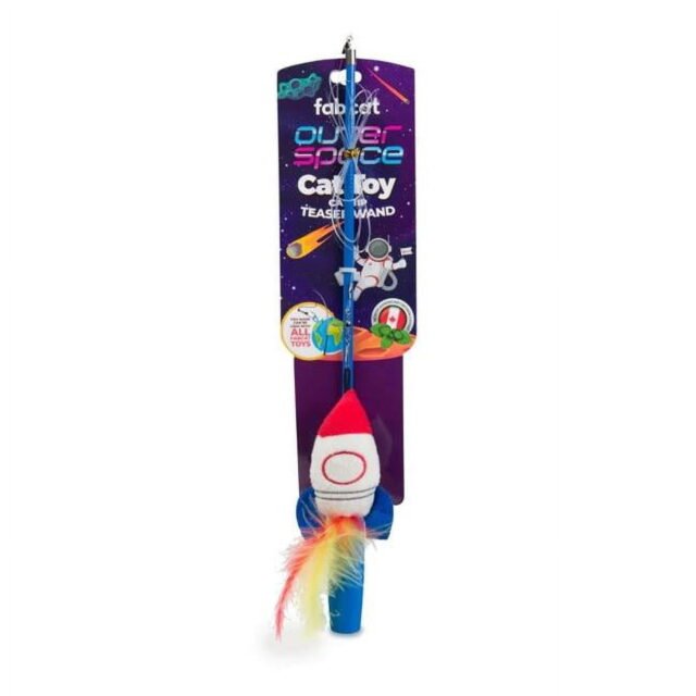 Fab Dog 849088065828 Fabcat Teaser Spaceship Cat Toy