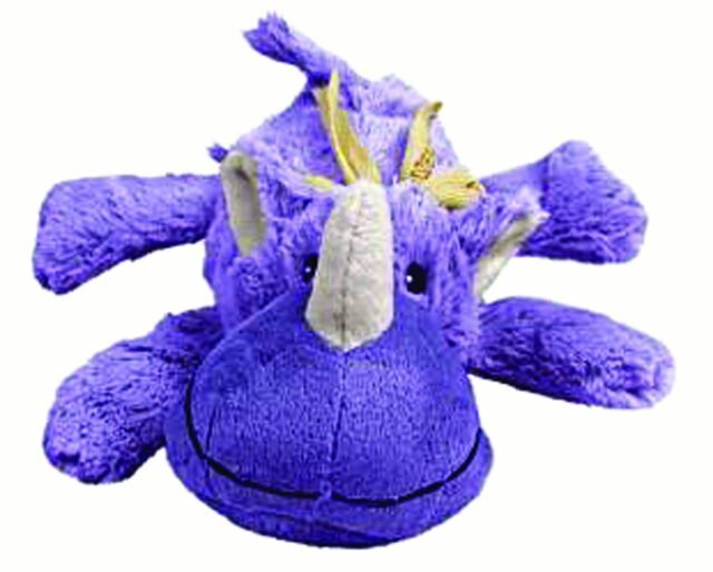 KONG Cozie Rosie Cuddly Plush Rhino Dog Toy Medium