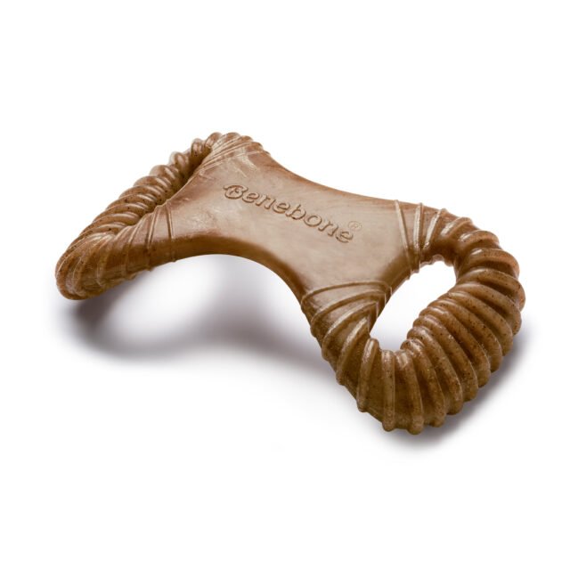 Benebone Bacon Dental Dog Bone Chew Toy – M