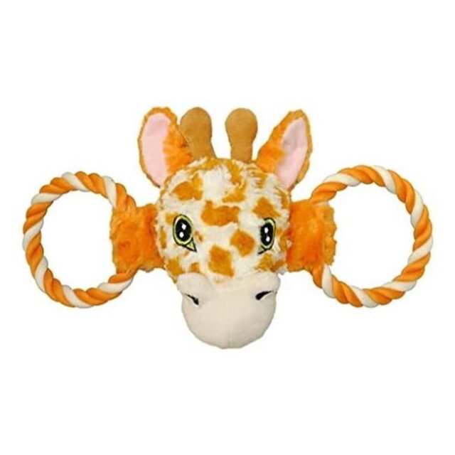 Jolly Pets Jolly Tug-a-Mal Giraffe Tug/Squeak Toy Large