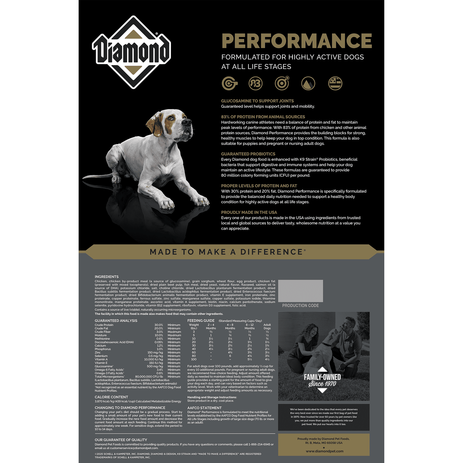 Diamond Performance Formula Dry Dog Food