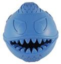 Jolly Pets Treat Hiding Rubber Toy for Small Dogs Blue 2.5 Inch