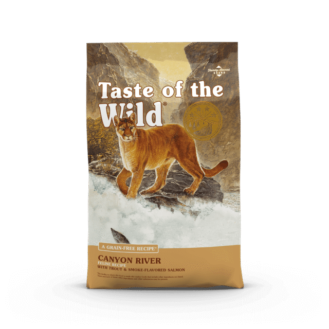 Taste of the Wild Canyon River Feline Recipe with Trout & Smoke-Flavored Salmon Grain-Free Dry Cat Food