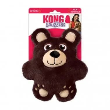 Kong® Snuzzles Bear Dog Toy Medium Brown