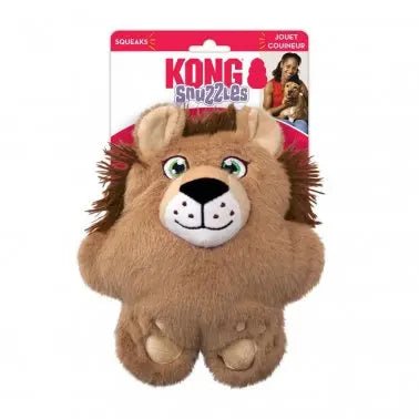 Kong® Snuzzles Lion Dog Toy Medium Tan