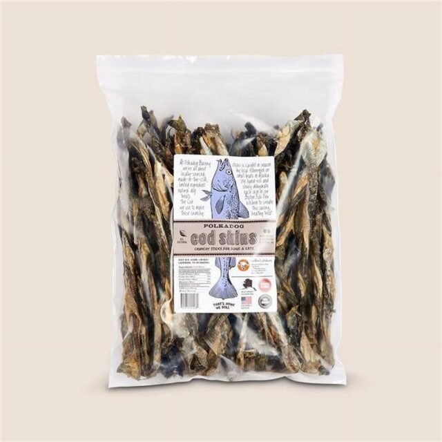 Polka Dog Bakery 858160007731 12 oz Cod Skin Shirt Treat for Dog