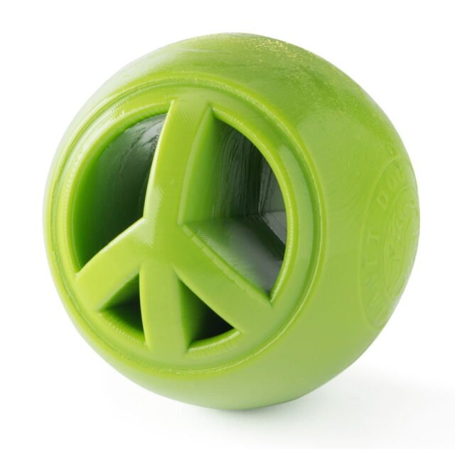 Planet Dog Orbee Tuff Nooks Dog Toy Peace Green