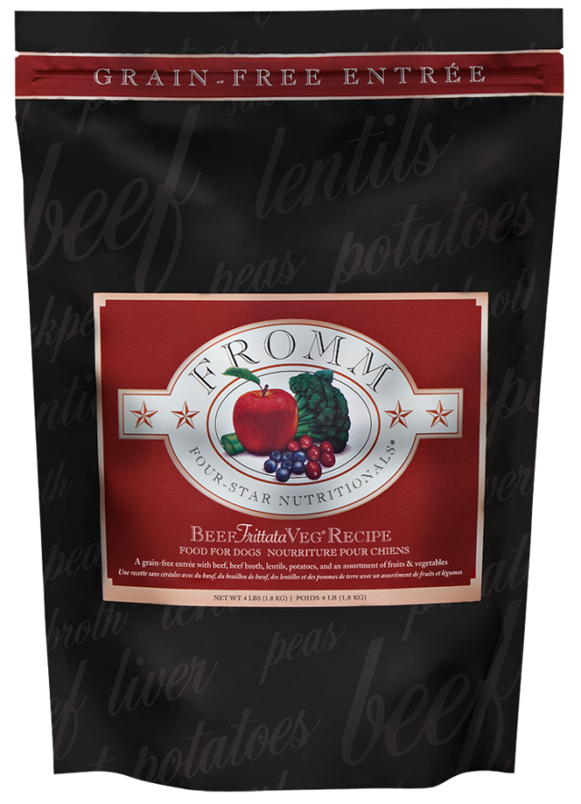 Fromm Four-Star Nutritionals Grain-Free Beef Frittata Veg Recipe Dry Dog Food