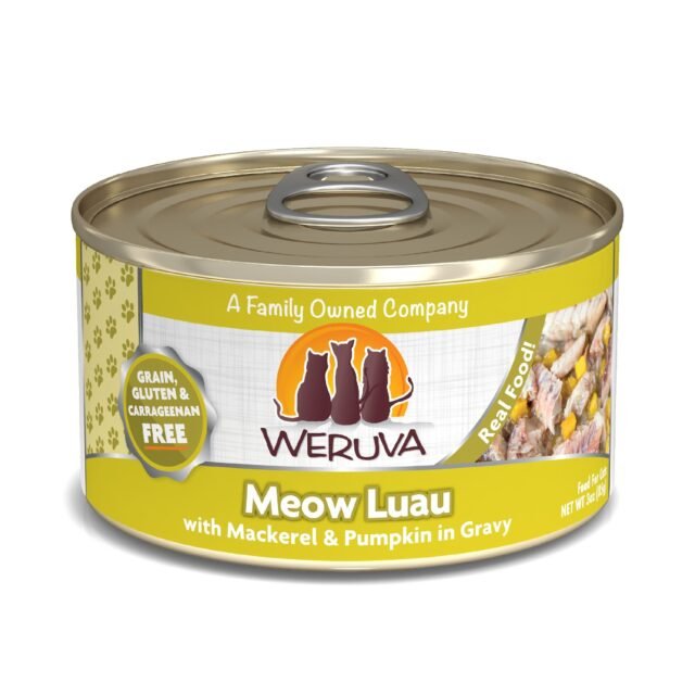 Meow Luau with Mackerel & Pumpkin Grain-Free Canned Cat Food